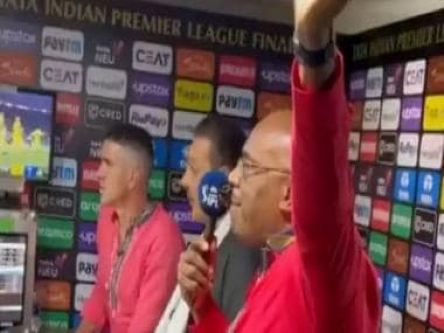 Watch: Ian Bishop's commentary on CSK's IPL 2023 winning moment; Ravi Shastri is elated