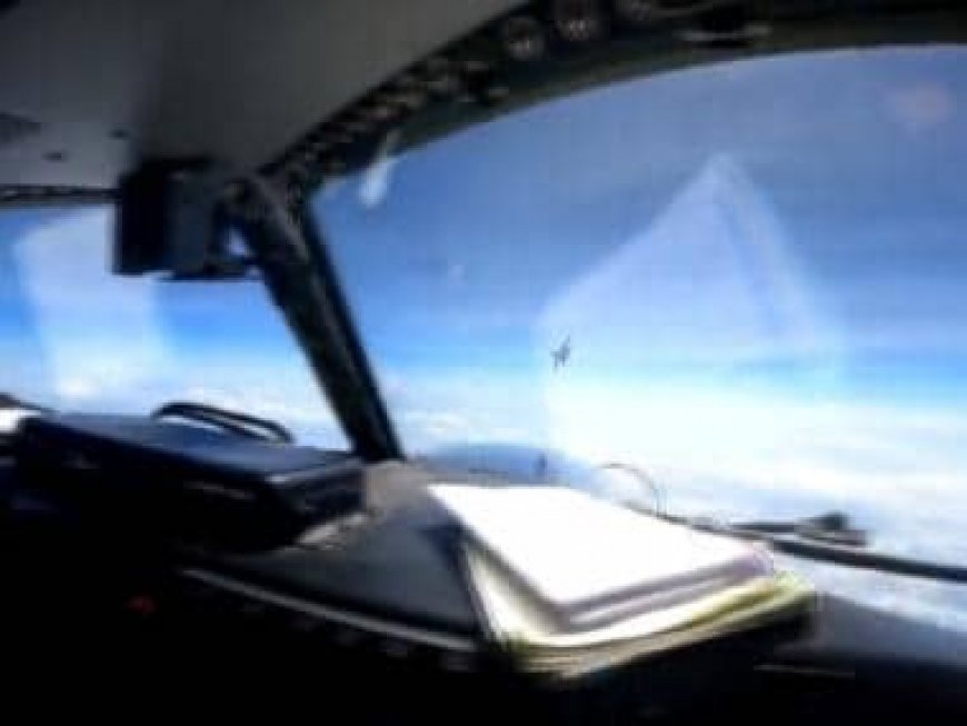 WATCH: Chinese jet's 'aggressive maneuver' near US spy plane over South China Sea