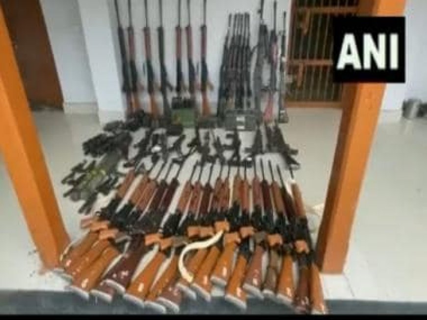 WATCH: The Amit Shah's Effect: 140 weapons-SLR, Carbine, AK, INSAS Rifle, LMG-surrendered in violence-hit Manipur