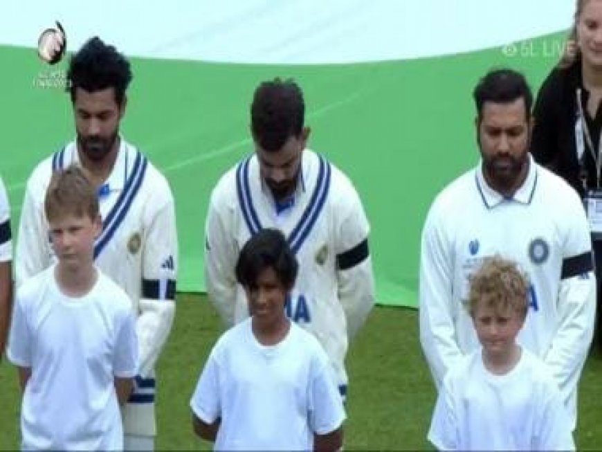 WTC Final 2023: Teams observe minute's silence, India wear black armbands for Odisha train accident victims