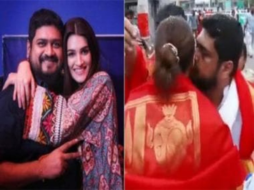 'Necessary to bring your antics to a sacred place?,' BJP minister slams Om Raut for kissing Kriti Sanon at a temple