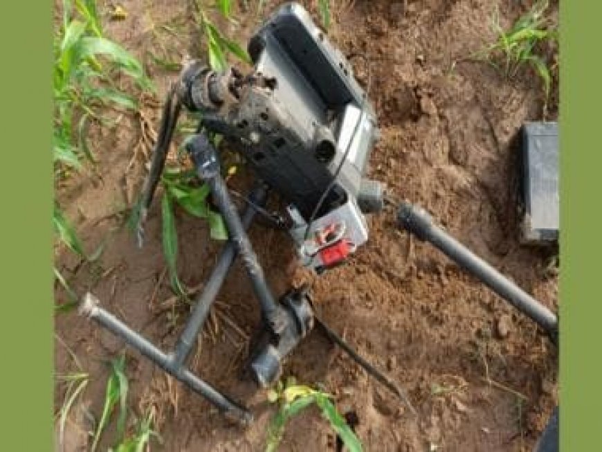 WATCH: BSF recovers Pakistani drone, a Quadcopter DJI Matrice 300 RTK series model, in Punjab's Amritsar