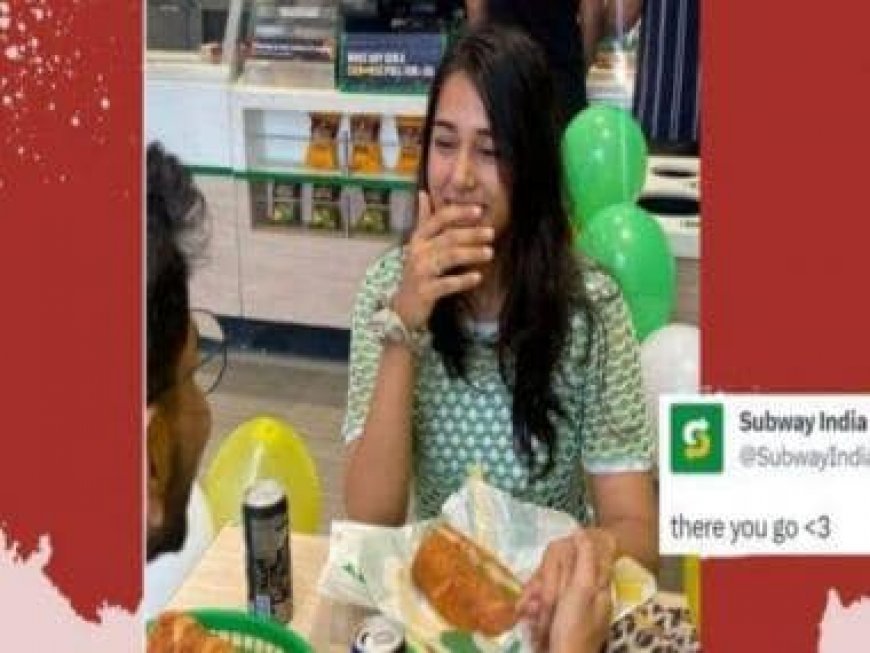 Subway stays true to its promise, sponsors couple's date after viral tweet