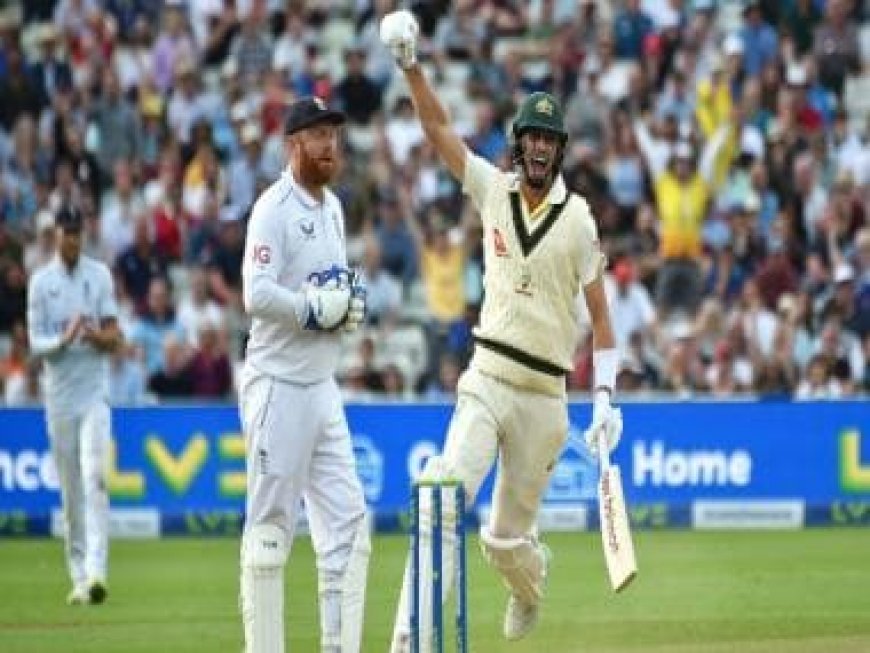 Ashes 2023: Cummins seals thrilling victory for Australia at Edgbaston with boundary off Robinson; watch video