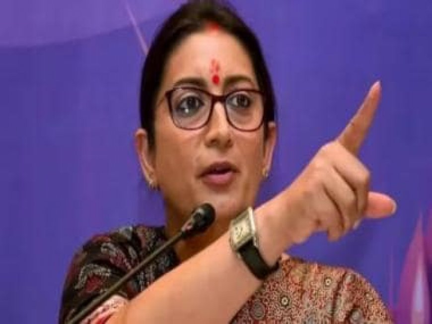 Cong seeking support since it can't defeat PM Modi alone, says Union Minister Smriti Irani on Opposition meet in Patna