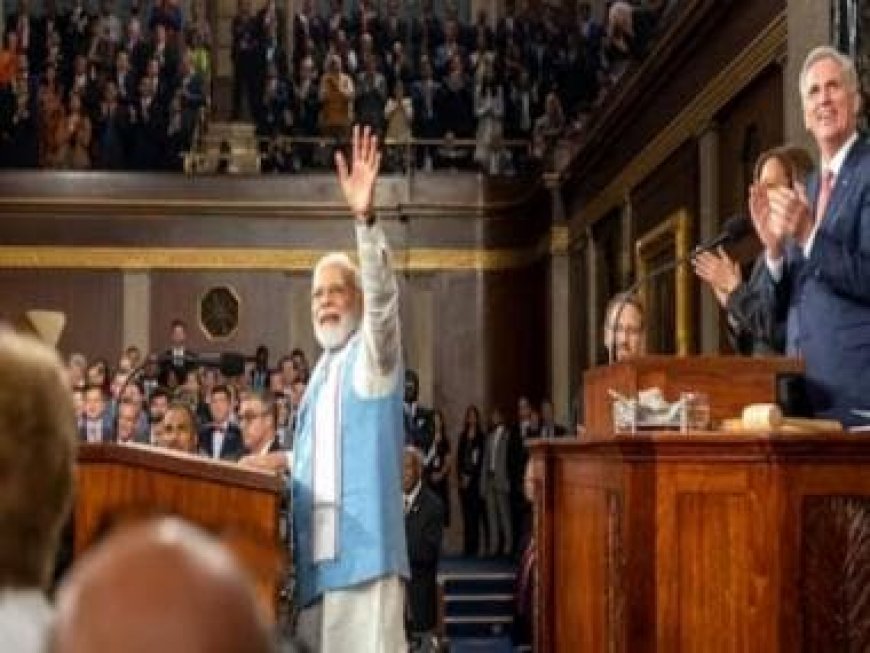 PM Modi underline India's women-led development, refers to President Murmu in US Congress address