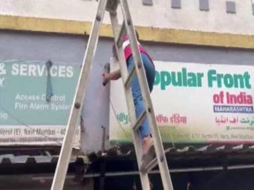 Unidentified persons probed for putting PFI posters and cracker bombs in Navi Mumbai houses