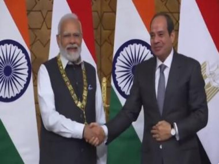 WATCH: PM Modi conferred with Egypt's highest state honour 'Order of the Nile'