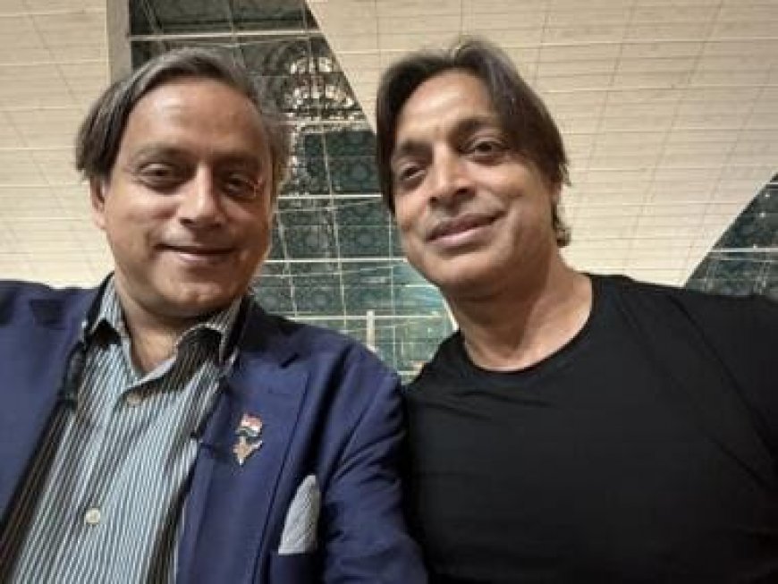 When Shashi Tharoor bumped into Shoaib Akhtar at Dubai Airport; here's what happened next