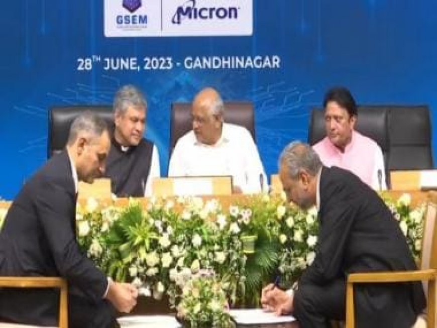 Gujarat govt signs MoU with Micron to set up India's first semiconductor plant