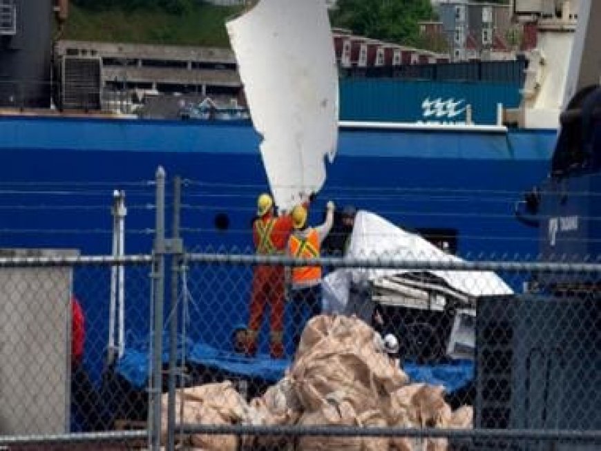 Debris from Titan submersible returned to land; investigation still underway