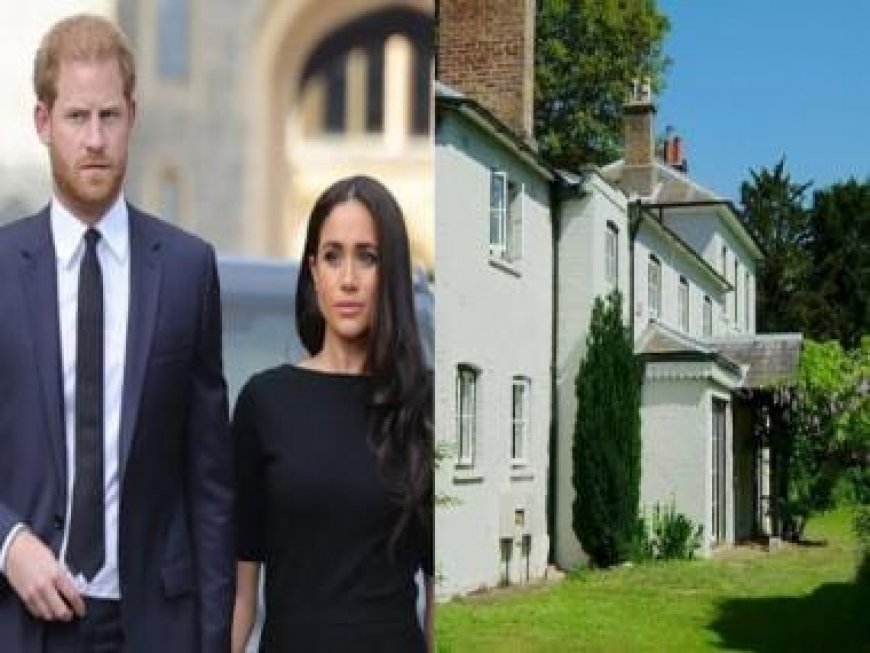 Harry &amp; Meghan's Frogmore Cottage exit, removing last of their belongings