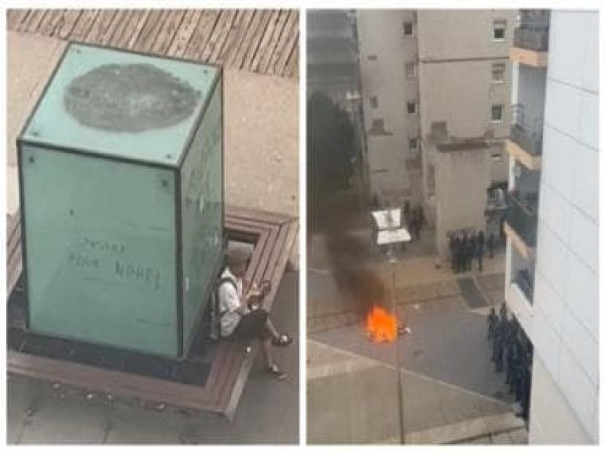 WATCH: Unfazed by clash between rioters and police, French man enjoys his sandwich; netizens hail him as 'legend'