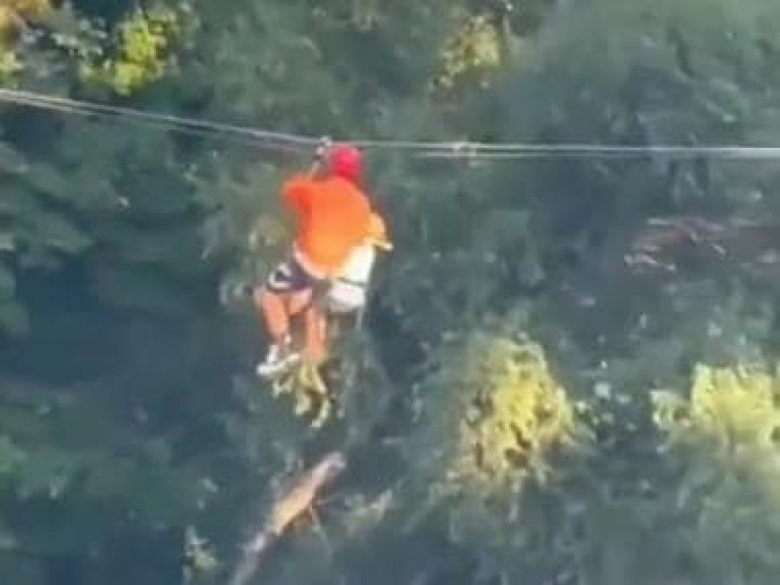 WATCH: 6-year-old boy falls 40 feet off Zipline after his harness breaks