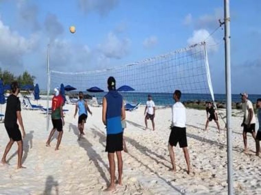 Watch: Team India reaches Barbados, enjoys beach volleyball day out