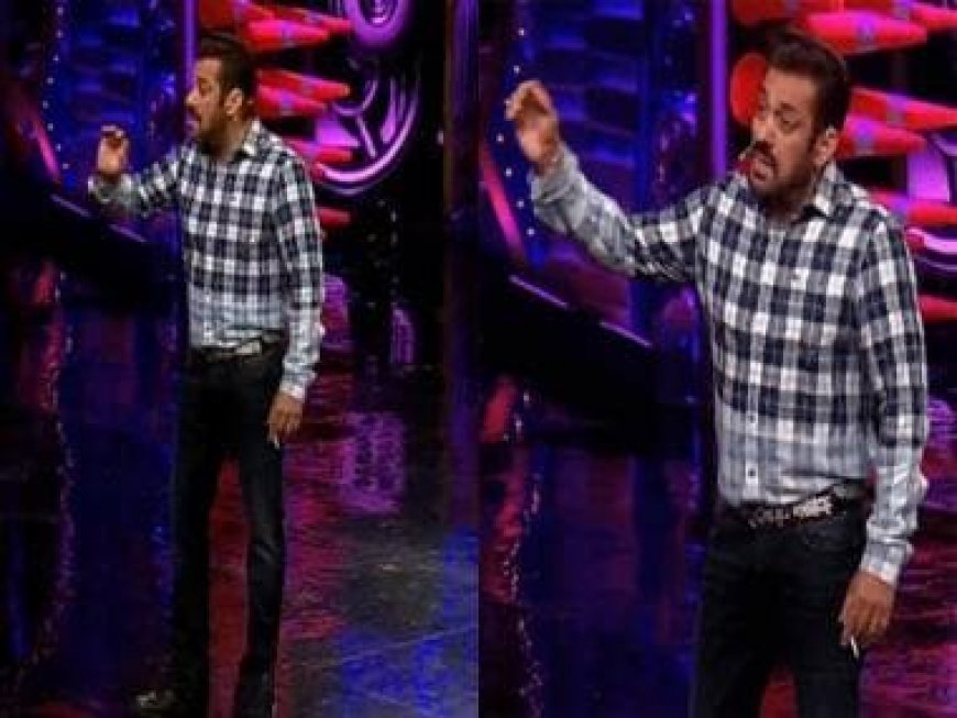 Salman Khan clicked smoking while hosting 'Bigg Boss OTT 2', netizens share angry reactions