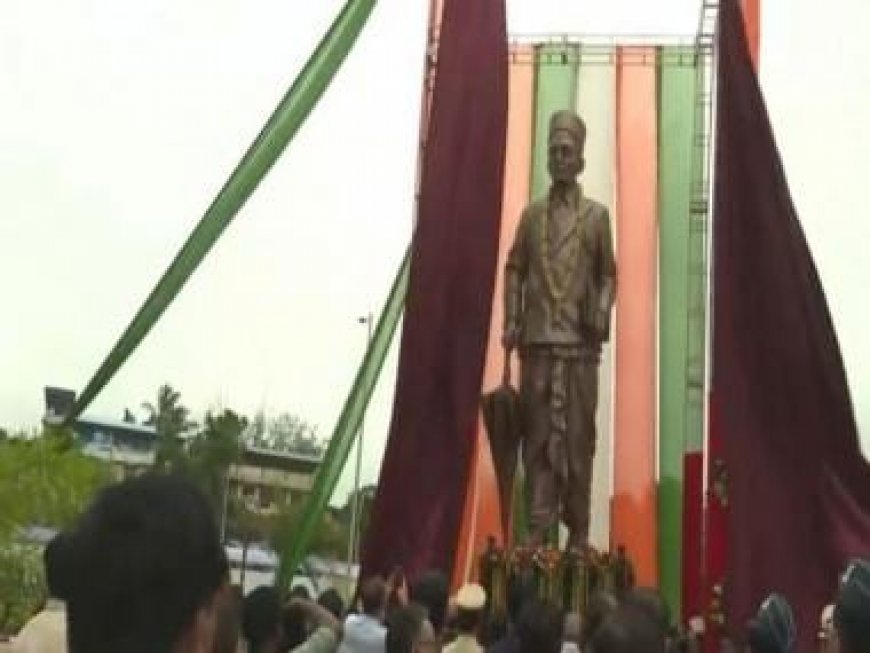 WATCH: Civil Aviation Minister Scindia inaugurates statue of VD Savarkar in Port Blair