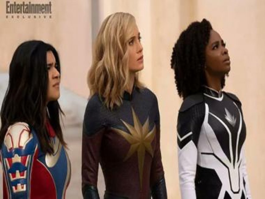 Marvel Studios reveals new images of 'The Marvels' starring Brie Larson, Iman Vellani, Teyonah Parris, Samuel L. Jackson