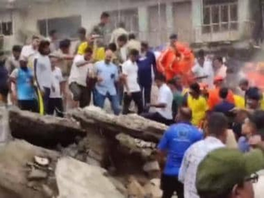 Two-storey building collapses in Gujarat's Junagadh, several feared trapped