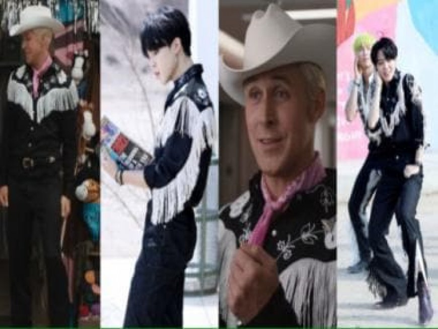 BTS' Jimin replies after receiving Ken's guitar from Barbie's Ryan Gosling, shares cute reaction to their similar attire