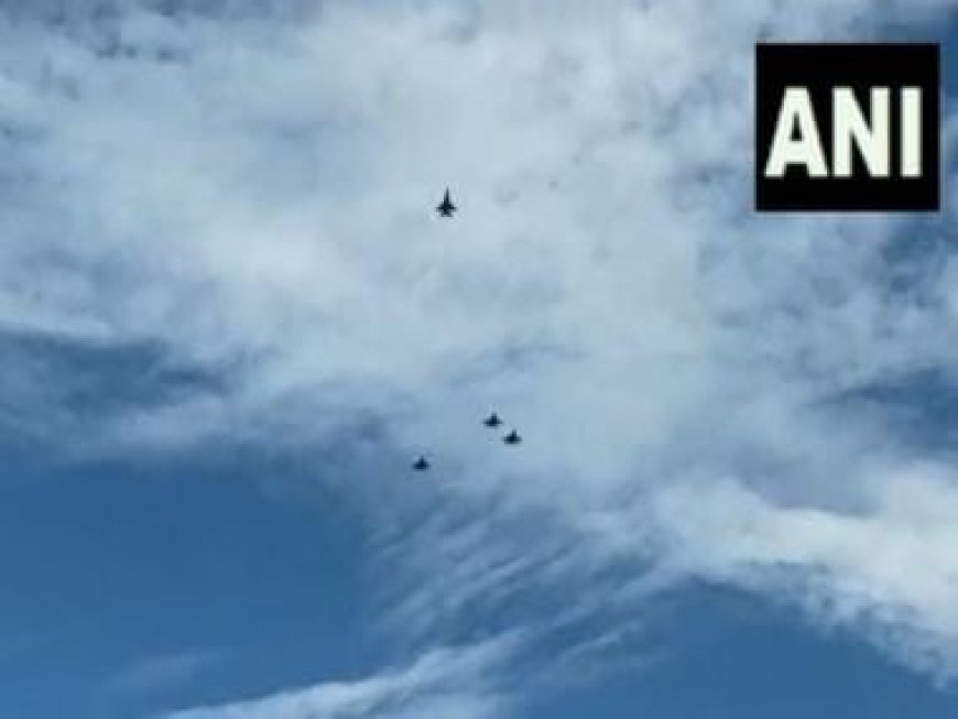 WATCH: 4 MIG 29 aircraft fly past Kargil War Memorial in Ladakh