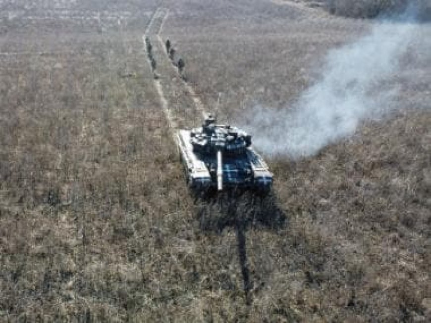 WATCH: Ukrainian military vehicle decides to check how deep the Russian anti-tank ditch is, gets swallowed up