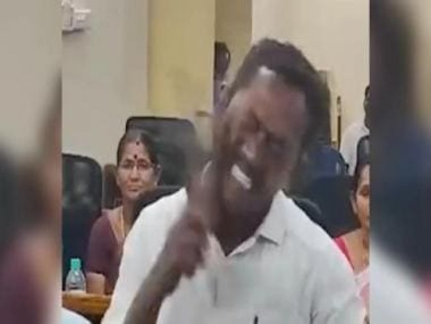 Andhra councillor slaps himself with slipper at meeting, says he has failed to keep poll promises