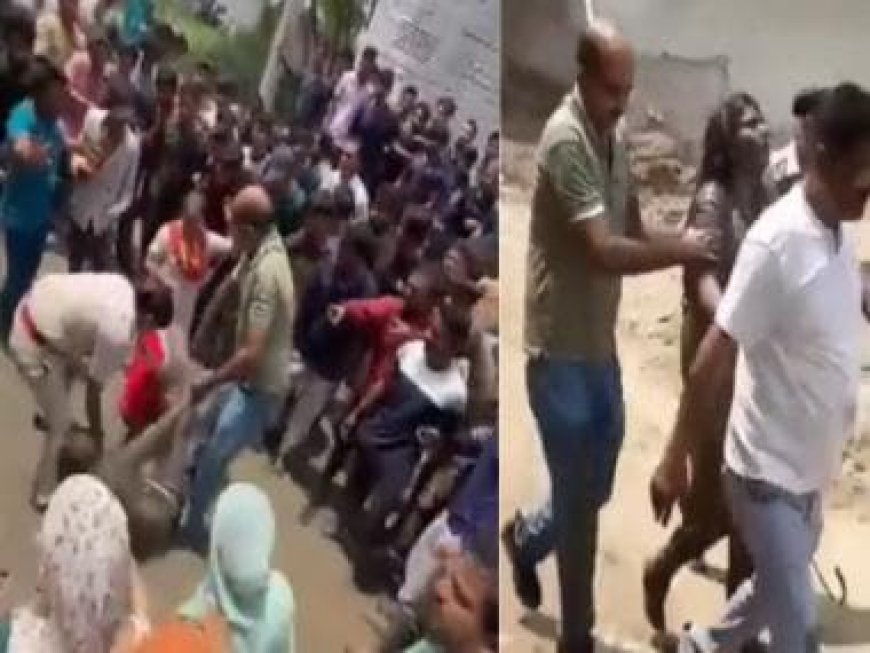 WATCH: Mob storms into Muslim woman's house, thrashes her, throws her in slush for being BJP supporter