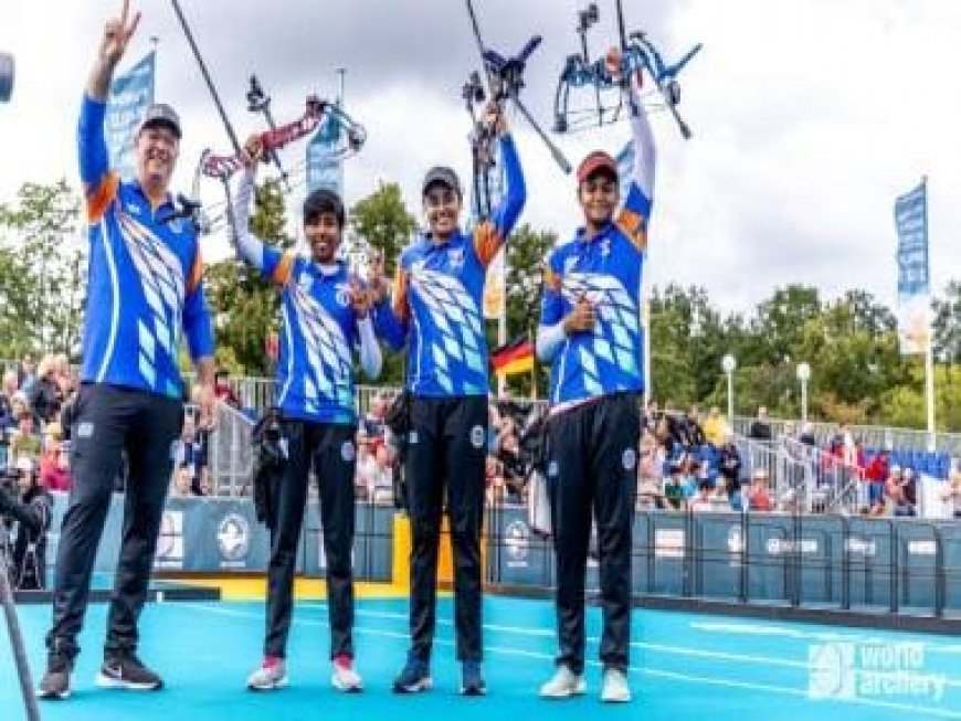 World Archery Championships: India women's compound team wins historic gold by beating Mexico