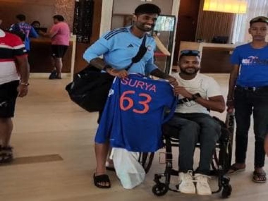 Watch: Suryakumar Yadav gifts jersey to fan after match-winning knock