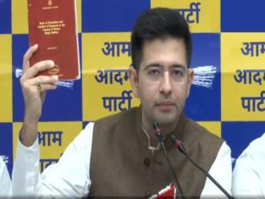 AAP's Raghav Chadha slams BJP, challenges leaders to 'bring paper on which forged signatures were done'