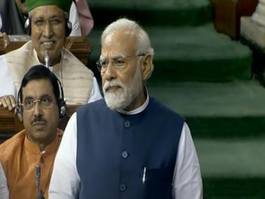 This is not our floor test, this is their floor test: PM Modi in Parliament