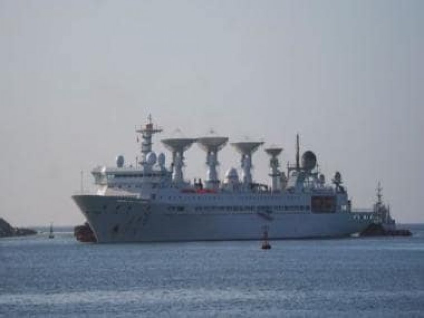 Chinese military warship docks at Sri Lanka port dafter delay caused by Indian concerns