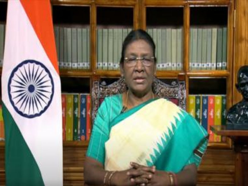 President Droupadi Murmu praises India's GDP growth, makes appeal to tribals