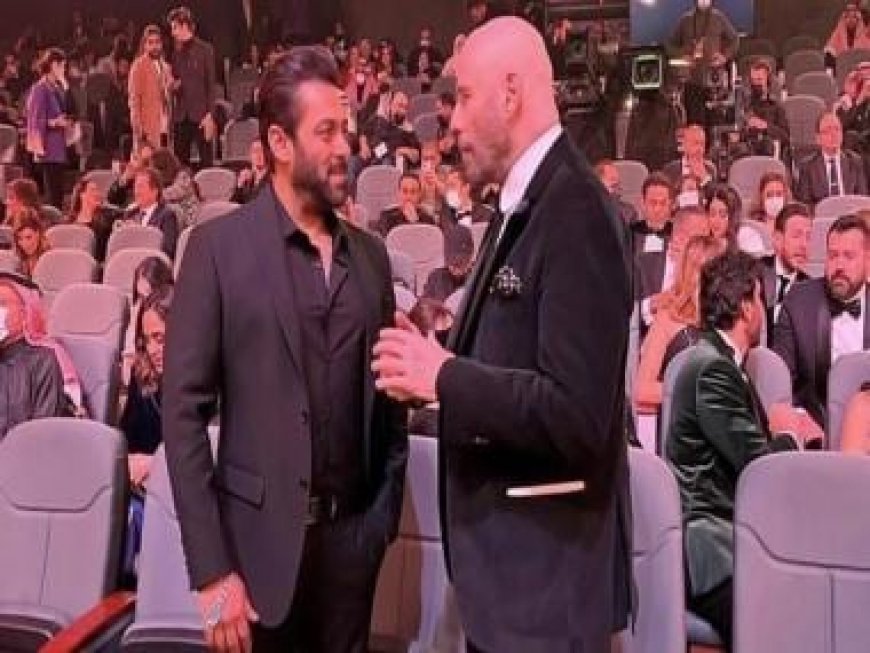 When Salman Khan met Hollywood's John Travolta and introduced himself, ‘I work in Indian film industry’