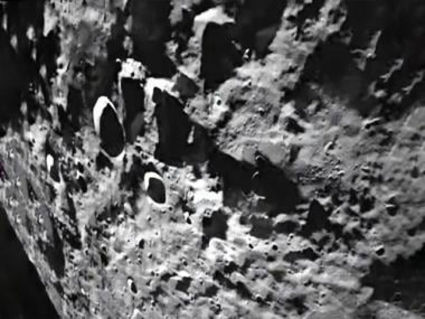 WATCH: Chandrayaan-3 shares close-up video of Moon captured by Vikram lander module