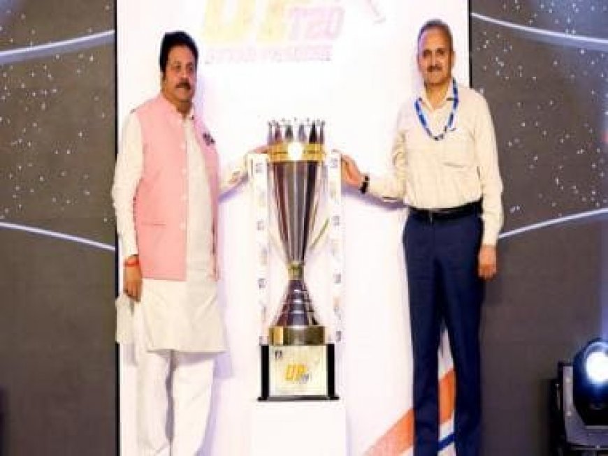 BCCI vice-president Rajeev Shukla launches UPT20 with trophy unveiling in Lucknow