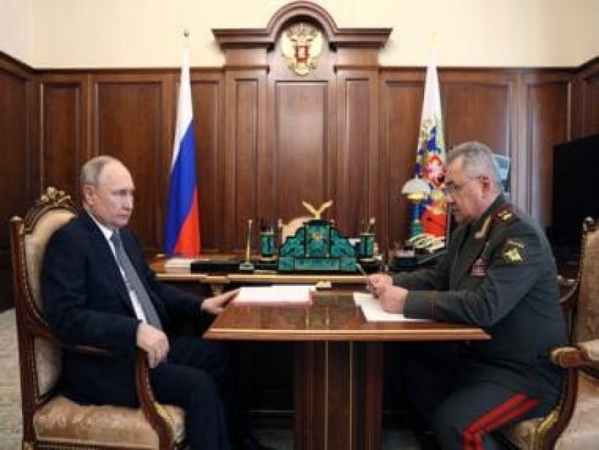 Russian special services want Putin to sack defence minister Shoigu, announce mobilisation