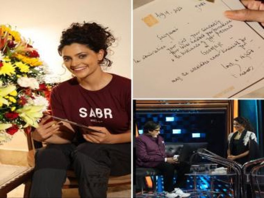 Amitabh Bachchan sends a heartfelt letter to Saiyami Kher for her performance in Ghoomer