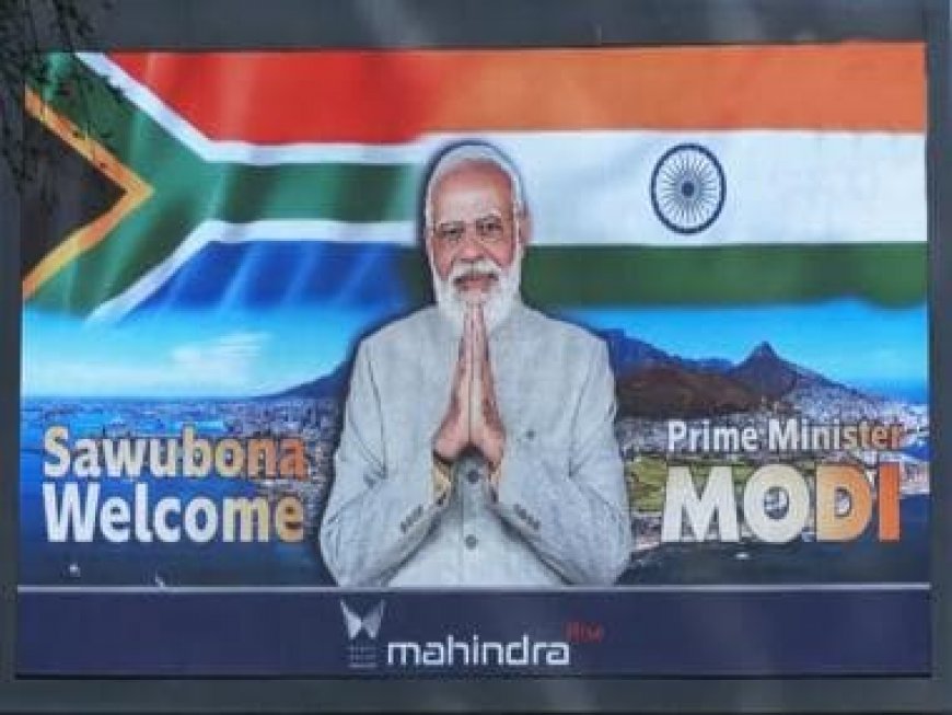 WATCH: Digital screens welcoming PM Modi placed across Johannesburg ahead of BRICS Summit 2023