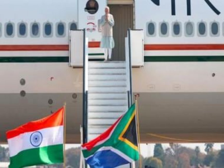 PM Modi in South Africa for BRICS Summit amid buzz over meet with China’s Xi Jinping