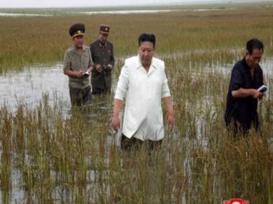 North Korea's Kim blasts 'irresponsible' top officials for flood damage