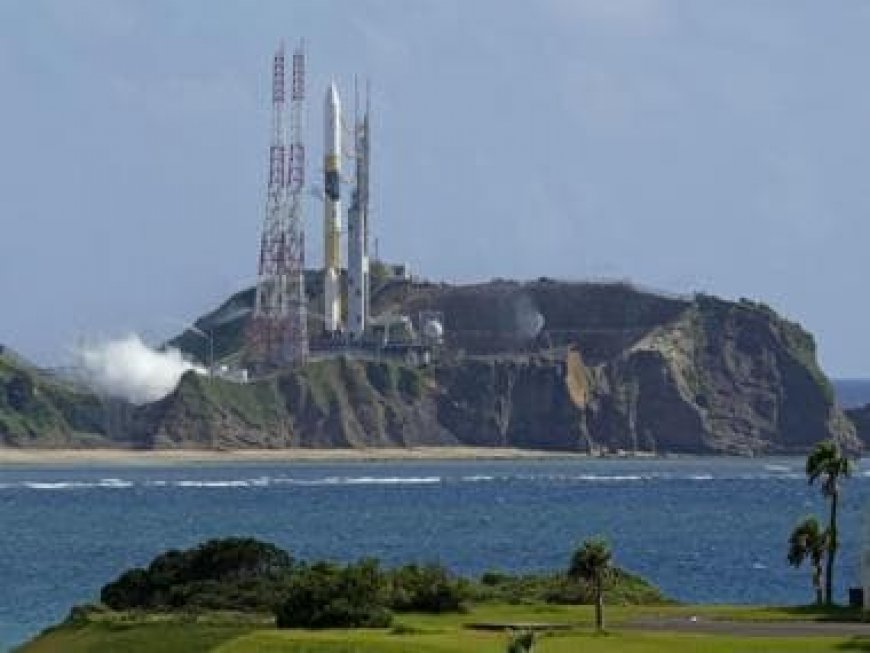 Japan suspends launch of H-IIA rocket carrying moon lander due to bad weather