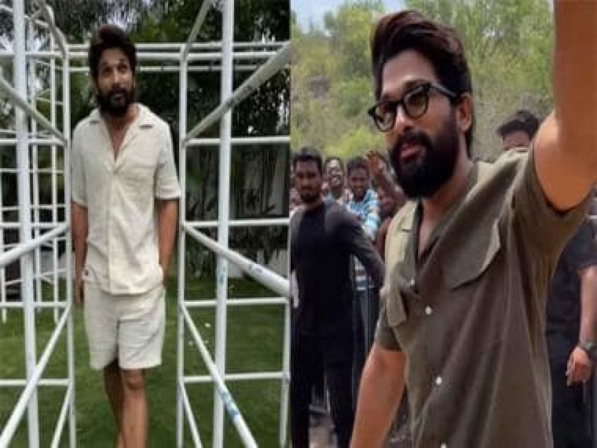WATCH: Allu Arjun offers glimpses of his home and 'Pushpa 2' sets, fans drop reactions