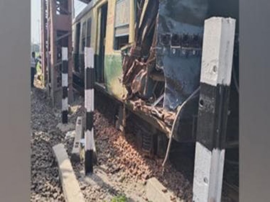 EMU train derail at Delhi's Bhairon Marg, passengers safe