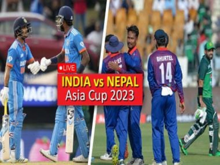 India vs Nepal LIVE Score and Updates, Asia Cup 2023: NEP 77/2; Sharki bowled by Jadeja