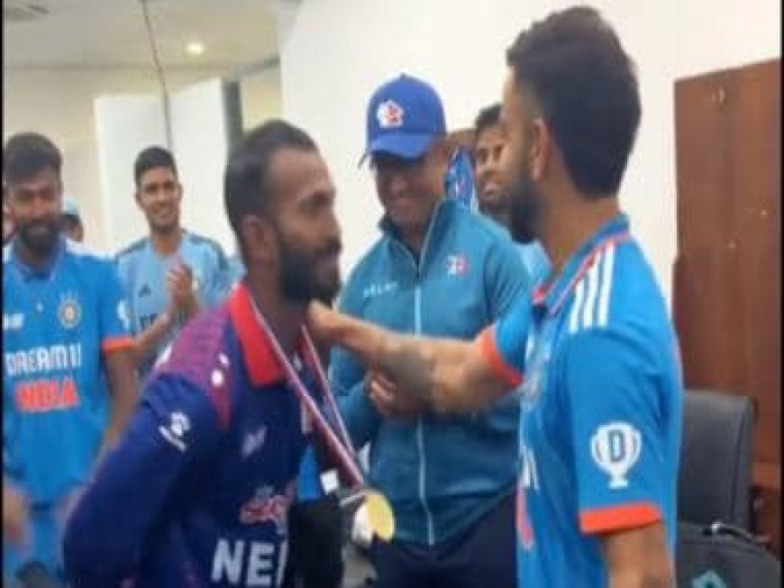 Asia Cup 2023: Virat Kohli, Hardik Pandya felicitate Nepal cricketers, heartwarming gesture wins internet