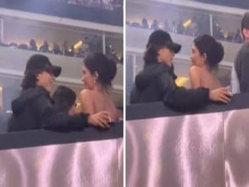 Timothee Chalamet and Kylie Jenner seal their love with a kiss at Beyonce's birthday concert