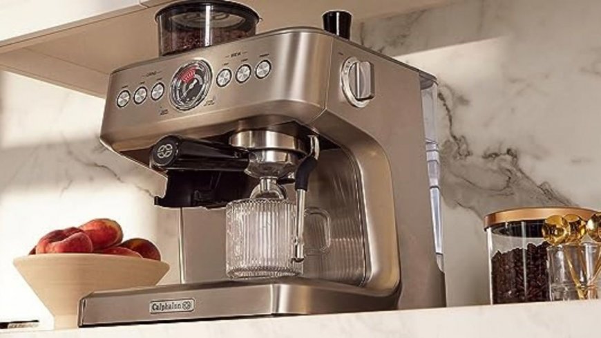 An espresso machine shoppers credit with making 'Starbucks-worthy' coffee is $225 off at Amazon