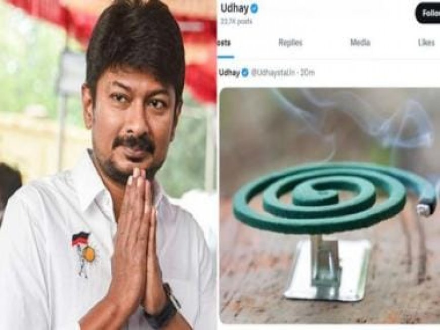 Sanatan Dharma 'hate speech': Udhayanidhi Stalin adds fuel to fire, cryptically posts burning mosquito coil on X